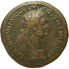 Sestertius - Domitian S C, Pax