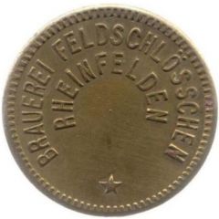 1/2 Liter Bier - Feldschlösschen Rheinfelden