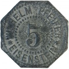 5 Pfennig - Eisenstein Wilhelm Pfeifer