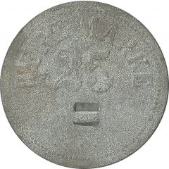 25 Pfennig Wert-Marke, Countermarked