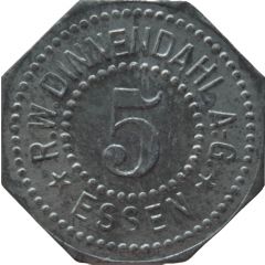 5 Pfennig - Essen R.W. Dinnendahl