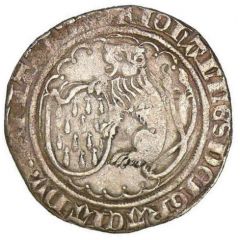 Groschen with lion and shield - John IV
