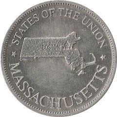 Token - Shell’s States of the Union Coin Game, Version 1 Massachusetts