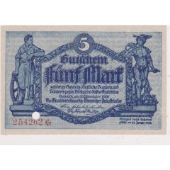 5 Mark Finanz-Vereinigung Chemnitzer Industrieller