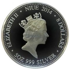8 Dollars - Elizabeth II Year of the Horse