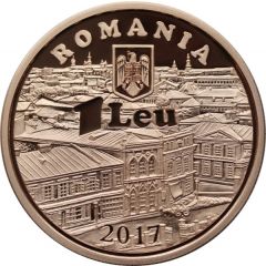 1 Leu The introduction of gas lighting in Bucharest