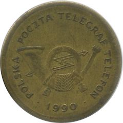 Telephone Token - Poczta Polska `C`
