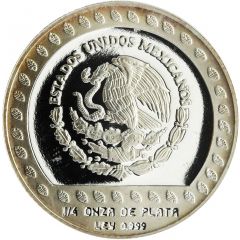25 Pesos Guerrero Aguila - 1/4 oz Silver Bullion