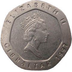 20 Pence - Elizabeth II Our Lady of Europa