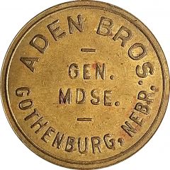 50 Cents - Aden Bros. General Merchandise Gothenburg, Nebraska