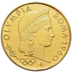 2 1/2 Ducats - Aureus Magnus Rome Olympics