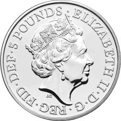 5 Pounds - Elizabeth II 5th Portrait, British Red Cross