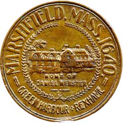 Token - Marshfield Massachusetts Tercentenary