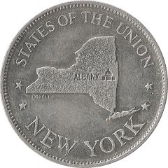 Token - Shell’s States of the Union Coin Game, Version 1 New York