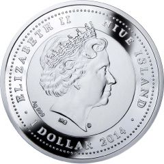 1 Dollar - Elizabeth II Siberian Tiger