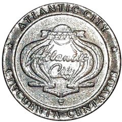 50 Centavos - Casino Atlantic City