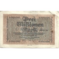3 000 000 Mark Landesbank der Rheinprovinz