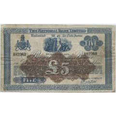 5 Pounds National Bank