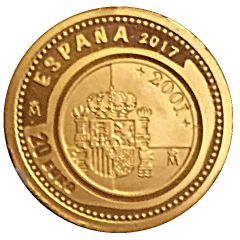 20 Euros Peseta of Juan Carlos I