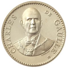 Token - The great destinies of the 20th century Charles de Gaulle