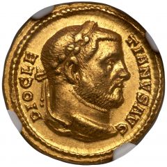 Aureus - Diocletian PIETAS AVGG ET CAESS NN, Treveri