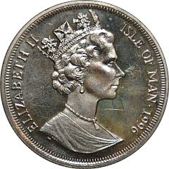1 Crown - Elizabeth II European Football Championship Czech Republic Italy