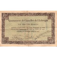 1 Peseta Castellet de Llobregat