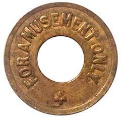 Token - For Amusement Only fleur-de-lis