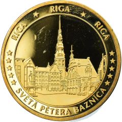 Medal - St. Peter`s Church - Riga