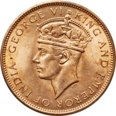 1 Cent - George VI With `King and Emperor`