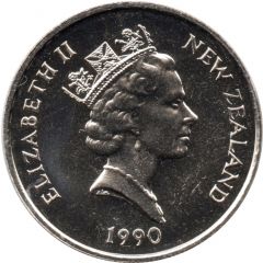 10 Cents - Elizabeth II 3rd portrait