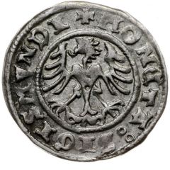 Półgrosz koronny - Sigismund I the Old Kraków mint