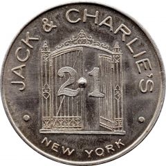 Spinner Token - Jack and Charlie’s 21 Club New York