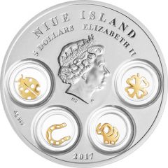 5 Dollars - Elizabeth II Good Luck Charms