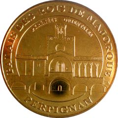 Monnaie de Paris Tourist Token - Perpignan Palais des rois de Majorque - Le donjon