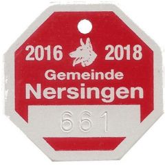 Dog Tax Token Nersingen 2016-2018