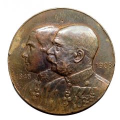 Franz Joseph 60th Reign Anniversary Horse Race Medal