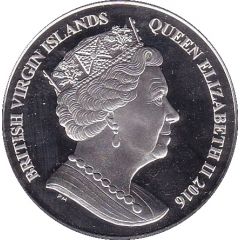 10 Dollars - Elizabeth II Olympic - Golf, Coloured