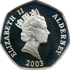 50 Pence - Elizabeth II Coronation Jubilee