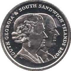 2 Pounds - Elizabeth II Diamond Wedding