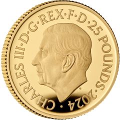 25 Pounds - Charles III Bond Films Completer, Gold Proof