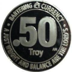 1/2 Oz Silver LDS Anarchist Bartering Currency