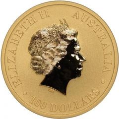 100 Dollars - Elizabeth II 4th Portrait - Kangaroo - Gold Bullion Coin