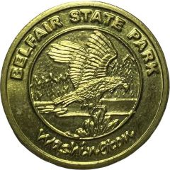 Token - Washington State Parks Centennial - Belfair State Park Belfair, Washington