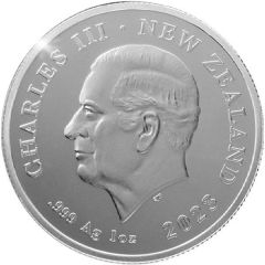 1 Dollar - Charles III 1st Portrait - Piwakawaka