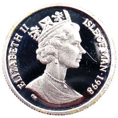 1/10 Crown - Elizabeth II Birman Cat, Platinum