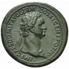 Sestertius - Domitian S C, Minerva