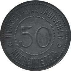 50 Pfennig - Eibelshausen Hessen-Nassauischer Hüttenverein
