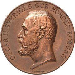 Medal - Oscar II 25 years of regency