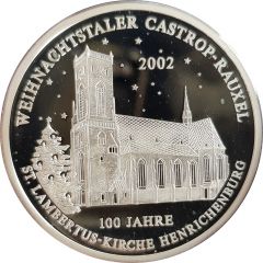 Weihnachtstaler - Castrop-Rauxeler St. Lambertus-Kirche Henrichenburg